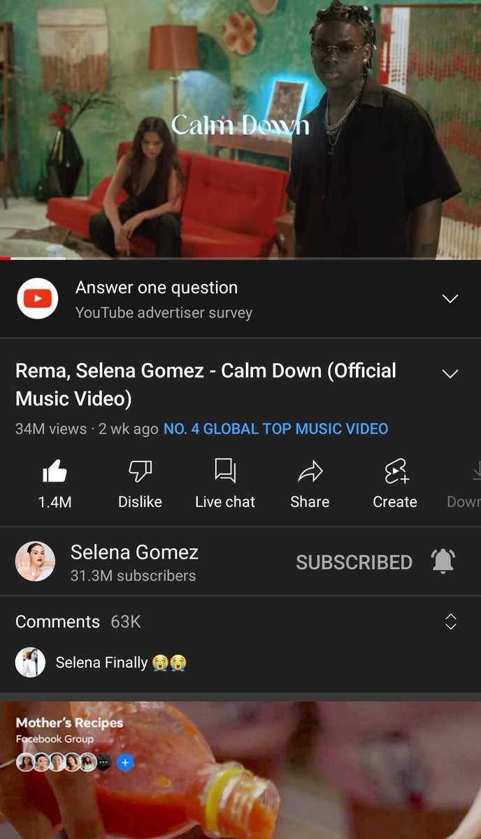 @SeIenaGomezData Supporting calm down too 🥰🥰