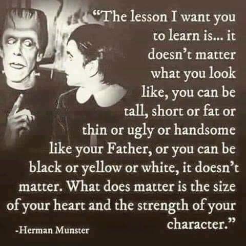 C8083976Colleen's tweet photo. Wise Even after its time. #Munsters #wisewords https://t.co/9Jm8KdWYFS