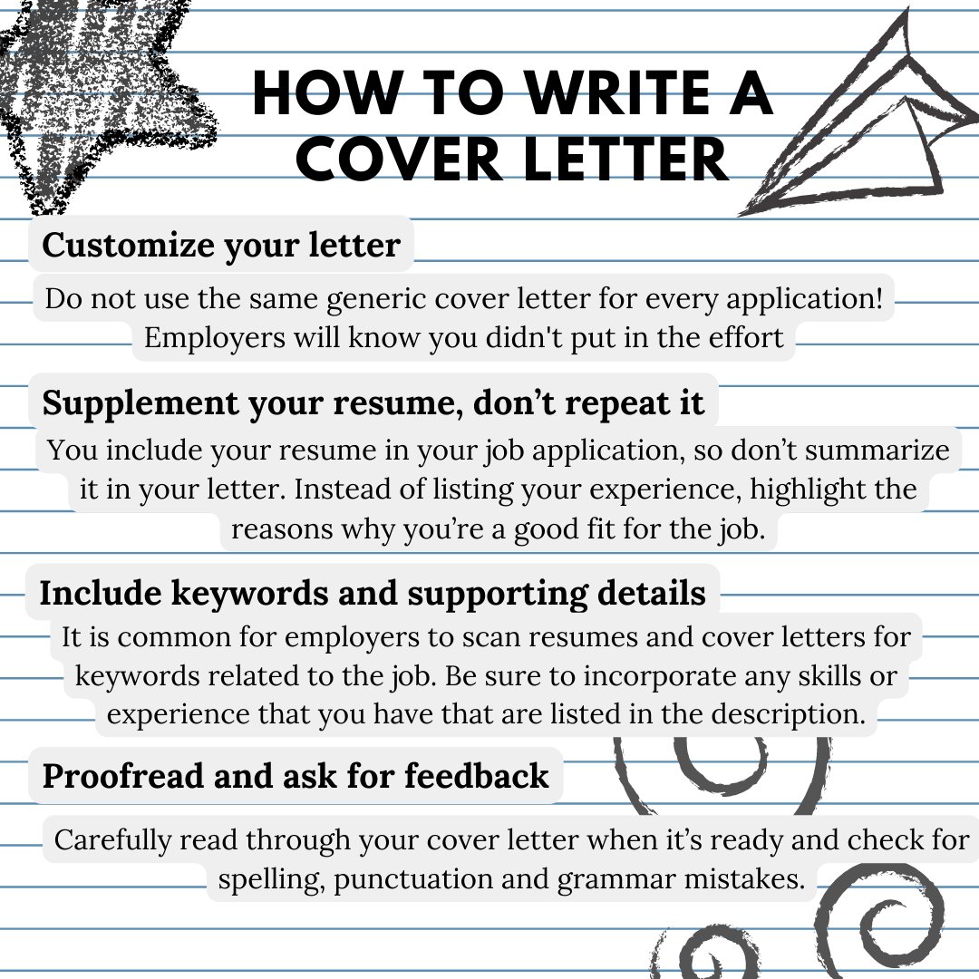 AUCareers's tweet photo. Are you stuck trying to write a cover letter? Here are some tips to help you. #AUCAREERS https://t.co/Cwu8wXphE8
