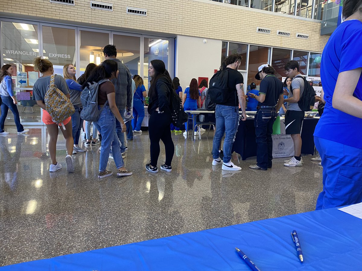 OdessaKels's tweet photo. @OCRyanLedbetter and I enjoyed fall beverages from @OdessaCollege Wrangler Cafe (so good) while registering students to vote! I helped register a handful before heading to class! #odessacollege #octweets #psl #getoutthevote @AstonishedLee @OCJoeJohnson @17nadiarivas @Starbucks https://t.co/GqaHLfeNRz