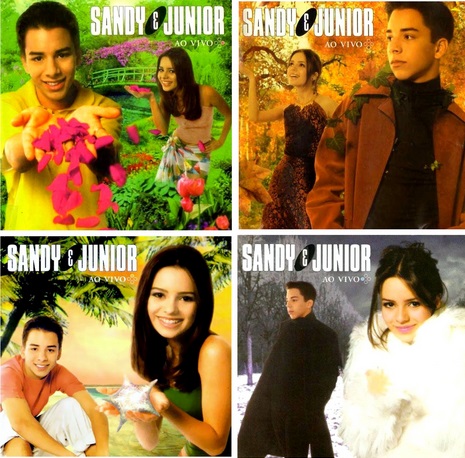 americanas's tweet photo. hoje é o início da primavera 💐 e aí, já mudaram a capa do álbum da Sandy &amp; Júnior? só quem viveu sabe 😅 https://t.co/POfY9EoLX4