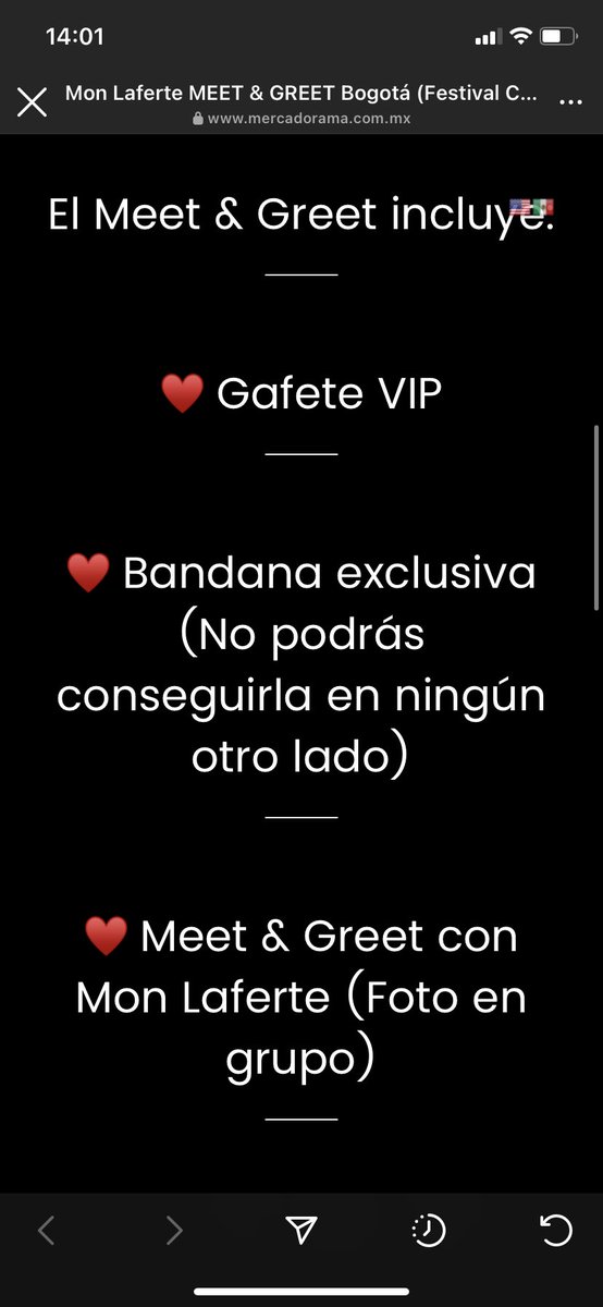 radiolaferte's tweet photo. ATENCIÓN SUDAMÉRICA 🚨

Ya esta disponible la venta del Meet &amp; Greet para Colombia, Venezuela, Ecuador, Chile, Argentina y Perú 👇🏻

https://t.co/XRwaZdy2Hg https://t.co/D9VpxQsmwU