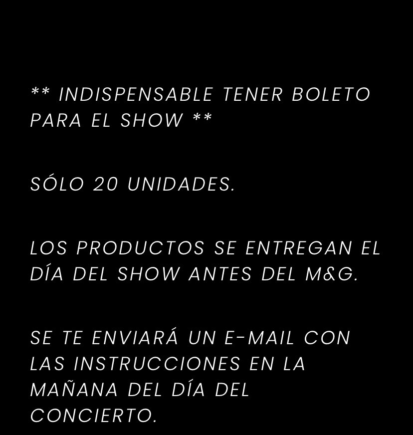 radiolaferte's tweet photo. ATENCIÓN SUDAMÉRICA 🚨

Ya esta disponible la venta del Meet &amp; Greet para Colombia, Venezuela, Ecuador, Chile, Argentina y Perú 👇🏻

https://t.co/XRwaZdy2Hg https://t.co/D9VpxQsmwU