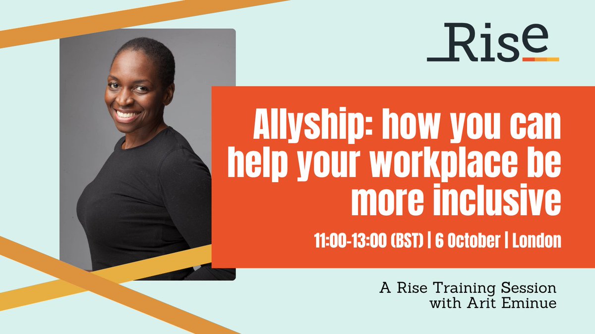 How can you help to make your workplace more inclusive?

Join us on 6 October for this bite sized training session. All genders welcome. 

Places strictly limited - book yours now! bit.ly/3UczBiS