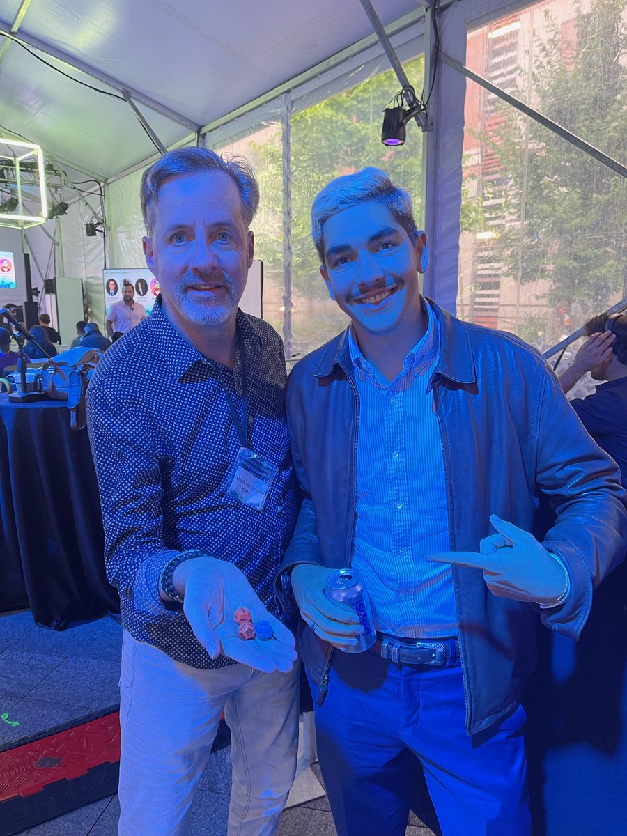 Thank you Nick Carter and <a href="/MattWalshInBos/">Matt Walsh</a> of <a href="/CastleIslandVC/">Castle Island Ventures</a> for taking the time to broadcast <a href="/OnTheBrinkCIV/">On The Brink</a> from <a href="/blockchainwk/">Boston Blockchain Week</a>. Incredible insight from HEAVYWEIGHTS in the #DeFi space. FYI, #fuddice really do help with #cryptowinter anxiety.  <a href="/Chrysalis_DAE/">Chrysalis DAE</a> <a href="/QUBIC_LABS/">QUBIC Labs</a>