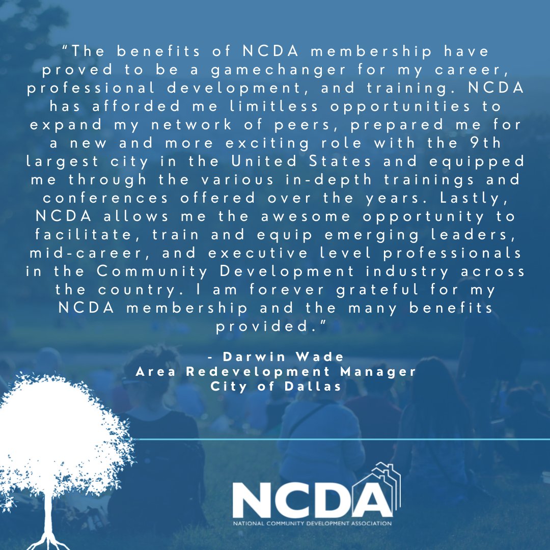 NCDAonline's tweet photo. Becoming a member of the NCDA has plenty of benefits, but don't just take our word for it!

Darwin is on our Board of Directors and has seen first-hand how impactful the NCDA has been on his career. 

Thanks for sharing your experience, Darwin! https://t.co/5ncWZqKEK8