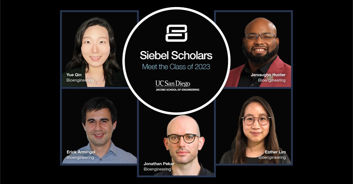 UCSD Engineering (@ucsdjacobs) on Twitter photo These five <a href="/UCSanDiego/">UC San Diego</a> students join nearly 100 exceptional students in the <a href="/SiebelScholars/">Siebel Scholars</a> Class of 2023, representing the best and brightest minds from around the globe who are advancing innovations in healthcare, AI, financial services, and more. today.ucsd.edu/story/bioengin… These five <a href="/UCSanDiego/">UC San Diego</a> students join nearly 100 exceptional students in the <a href="/SiebelScholars/">Siebel Scholars</a> Class of 2023, representing the best and brightest minds from around the globe who are advancing innovations in healthcare, AI, financial services, and more. today.ucsd.edu/story/bioengin…