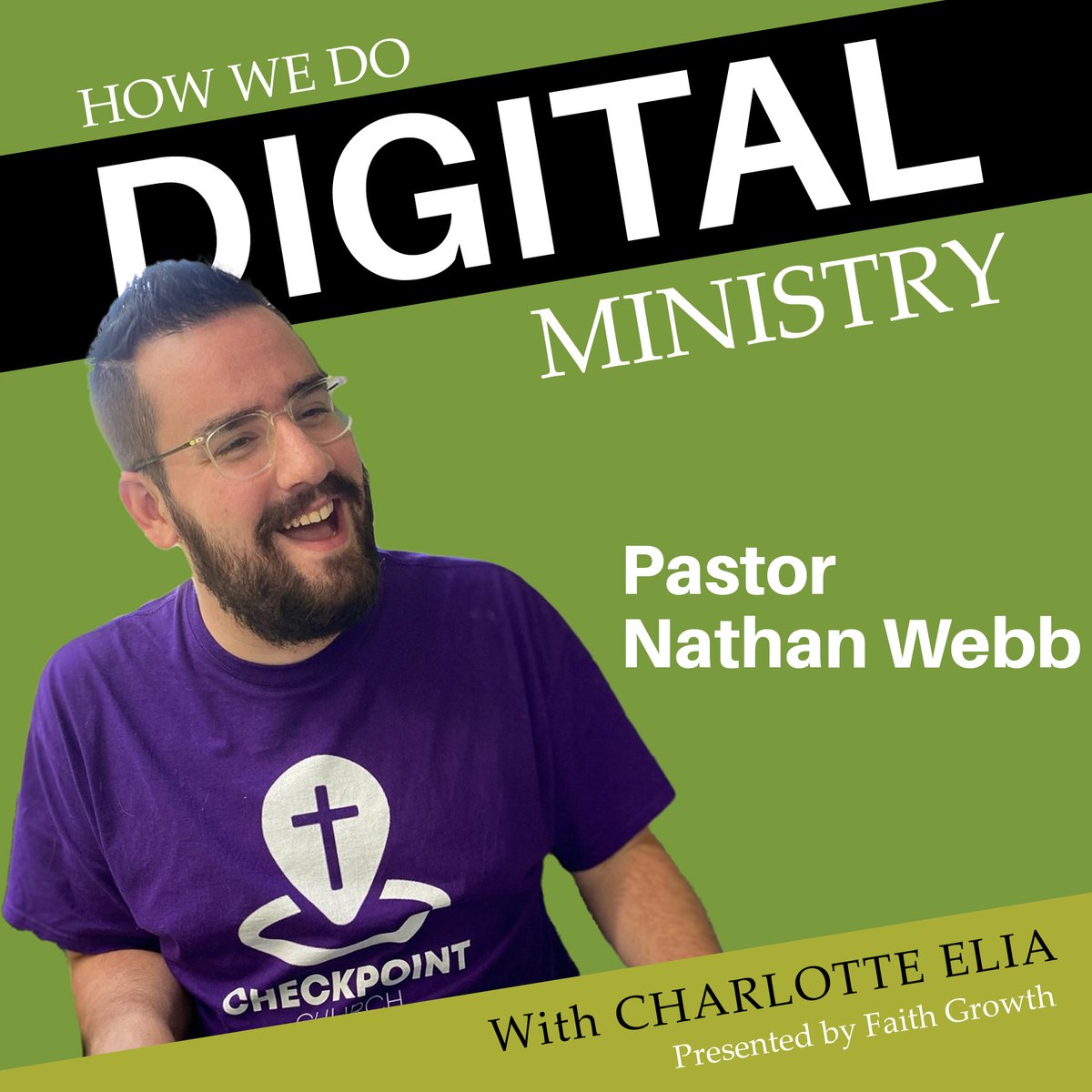 Our latest episode features <a href="/nerdpastornate/">Nathan Webb 🕹</a> from <a href="/CheckpointNerd/">Checkpoint Church</a>! Pastor Nate and @CharlotteElia discuss the origin of this ministry for “nerds, geeks, and gamers,” building your community online, and the value of streaming for digital ministries. youtu.be/LqXL3VI1V8g