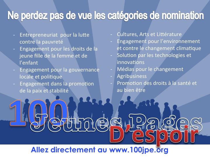100jpe's tweet photo. #100jpe vous encourage tous à vs faire connaitre ou à faire connaitre ces jeunes filles/jeunes garçons héros dans l'ombre, ayant entre 15-35 ans, dont les actions de développement contribuent à rehausser le niveau de vie dans nos quartiers, communes ou provinces et partout en RDC https://t.co/mVSbw6HqwR