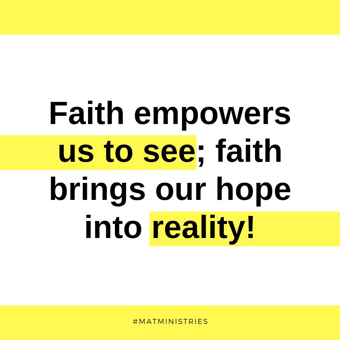 MATMinistriesVA's tweet photo. “Now faith brings our hopes into reality and becomes the foundation needed to acquire the things we long for. It is all the evidence required to prove what is still unseen.” ✨
Hebrews 11:1 TPT

#pastorericmillerjr 
#matministriesva
#faith https://t.co/leBr1ZuPqd
