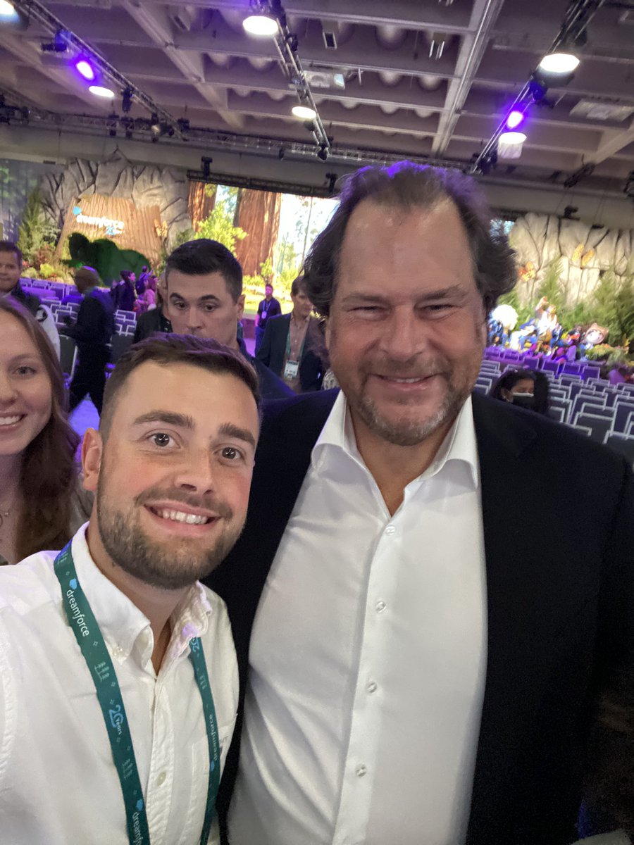 jamesgeorgiou_'s tweet photo. Fantastic to be at #Dreamforce speaking to our great customers and trailblazers over the last couple of days. https://t.co/mFCkCL0PYS