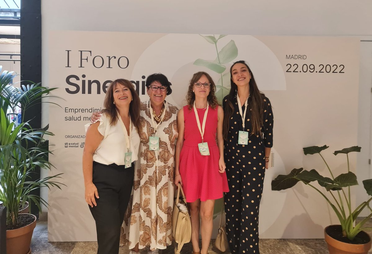 Representación de la Salud Mental de Aragón, con la presencia de <a href="/ASAPME_BAragon/">ASAPME Bajo Aragón</a> <a href="/ASAPME/">ASAPME Aragón</a> y <a href="/saludmental_ar/">Salud Mental Aragón</a> en Foro Sinergias. Gracias @JanssenEMEA y #+saludmental por una jornada tan interesante.