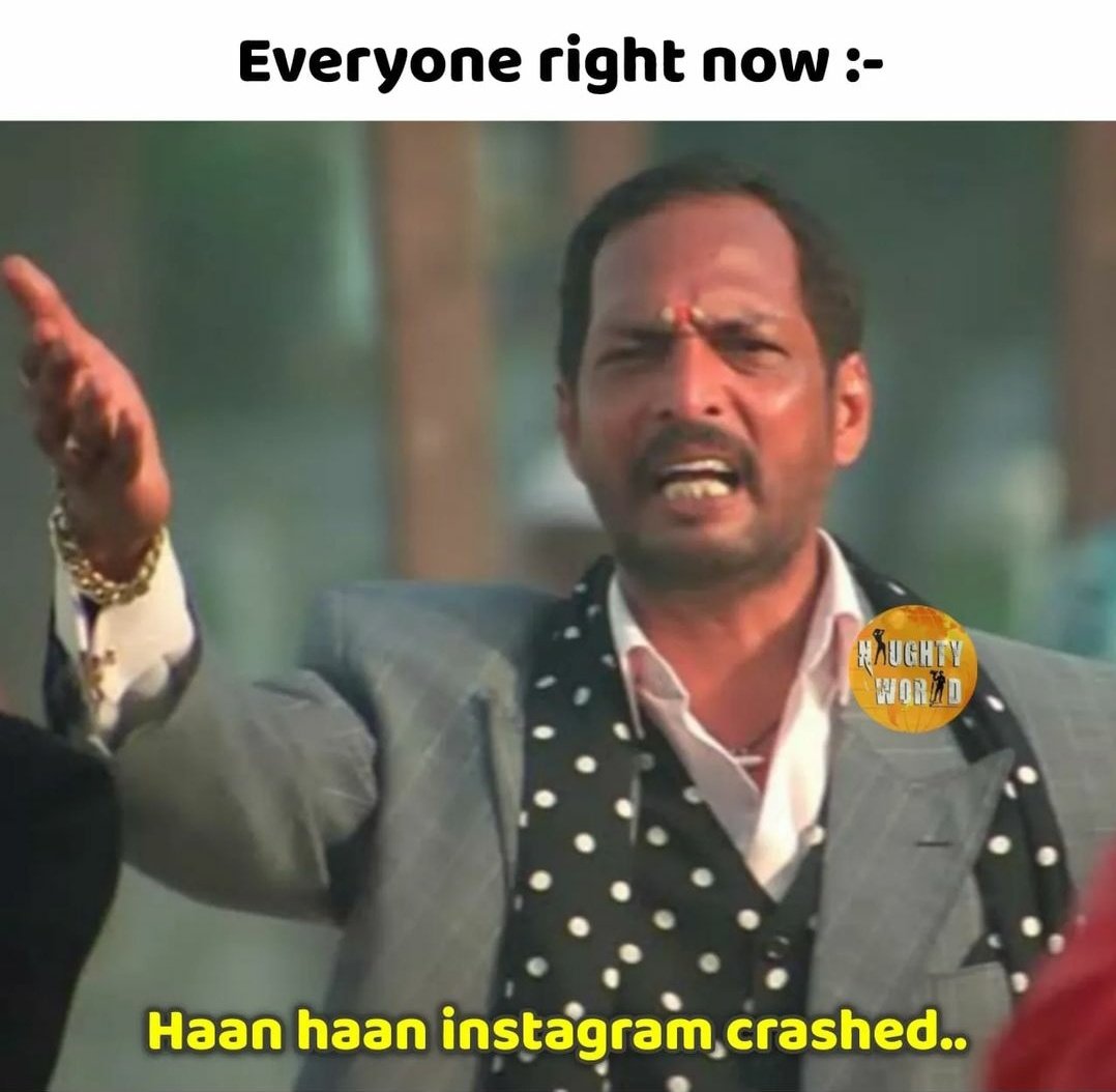 SharmaJi220's tweet photo. Everyone right now 
#instagramdown https://t.co/NQ3r7XivdQ