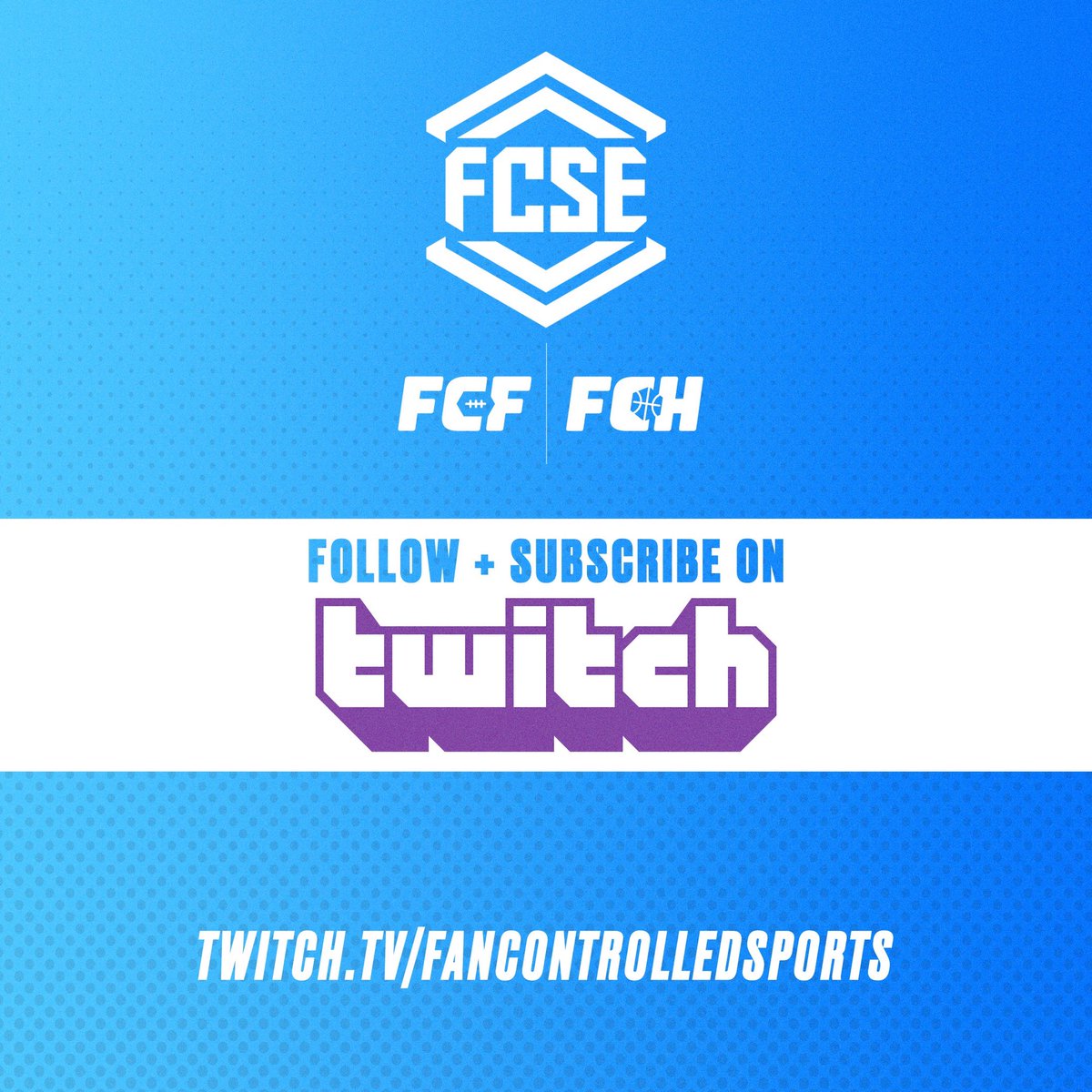 Fan Controlled Sports + Entertainment has a NEW home on Twitch❗ Don't miss the action - subscribe now! 🔗 twitch.tv/fancontrolleds…