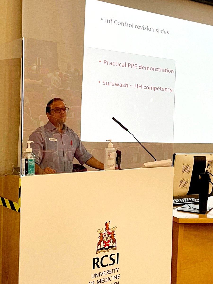 MadanMSharma1's tweet photo. Glimpse from IPC education session: PPE donning and doffing, sure-wash hand hygiene assessment to RCSI medical students. @ProfEoghanONeil Cons Microbiologist RCSI/ Connolly Hosp and Connolly IPCT @ConnollyNursing @NPQD_CHB @AnnMarieMullig2 @OperatingDepCHB @DeirdreB92 @ https://t.co/lUrlgrkFhm