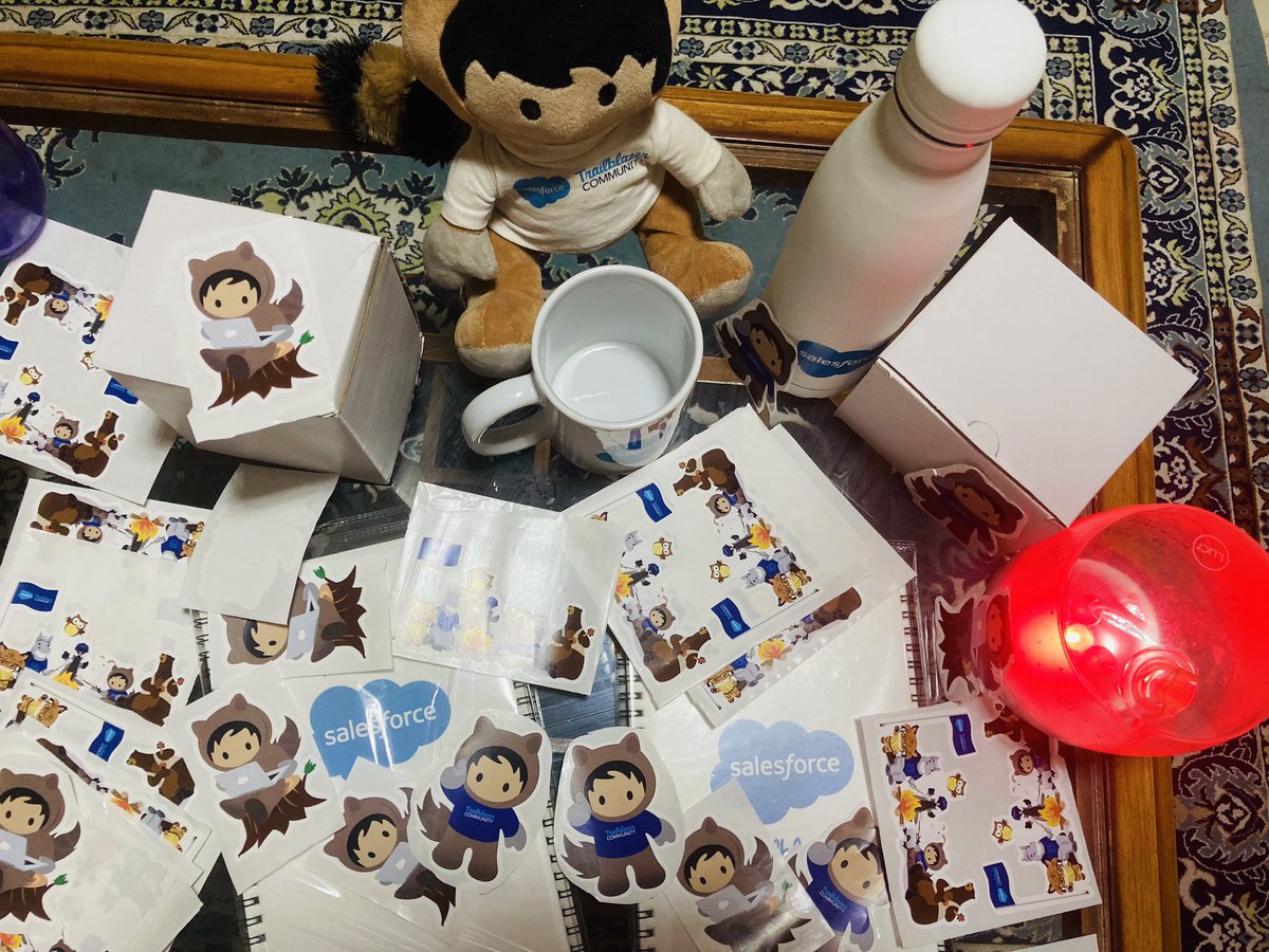 DehradunSfGroup's tweet photo. chance to win these @salesforce goodies #swag by joining our upcoming event in #Dehradun on 25th September
RSVP 👇👇👇
https://t.co/4acxx6snbM
#TrailblazerCommunity #learn4all #trailhead @Pardot https://t.co/oPiwby6YQa