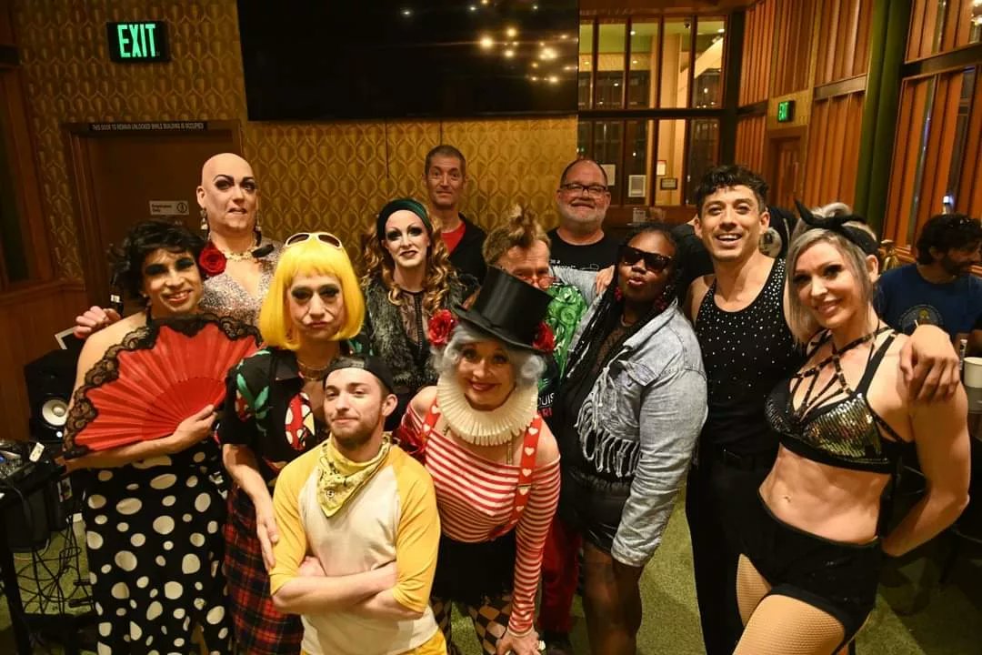 Videoid's tweet photo. Group shot from DJ Dank's #Cannabis #Cabaret at @moegreens415 Dispensary. We smoked out and had a fabulous time! Thanks to our sponsors #manzanitanaturals #timelessvapes #48hills #sfpride #kivaconfections #purebeauty #djdanksf #cannabislounge #smokesesh #dragshow https://t.co/MxXscX1sOD