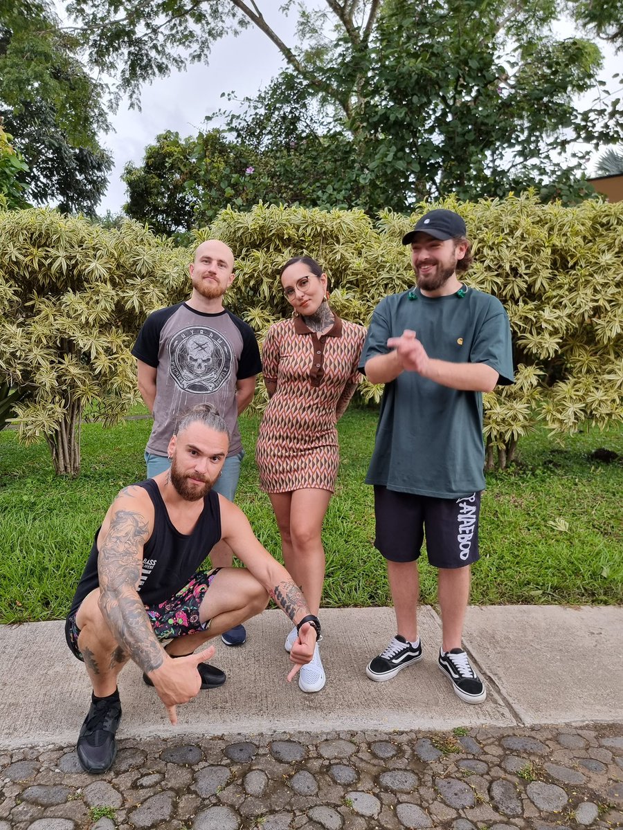 jinjerofficial's tweet photo. We are here and WE ARE READY!
Costa Rica - are you ready?!
LatAm Family - ARE YOU READY?!?!

Tickets for the rest of the tour are getting so low, so if you want to see us this year grab your ticket before it’s too late: 
https://t.co/7TUAWJoADi

#jinjer #latinamerica #tour https://t.co/bX65ZAYXnZ