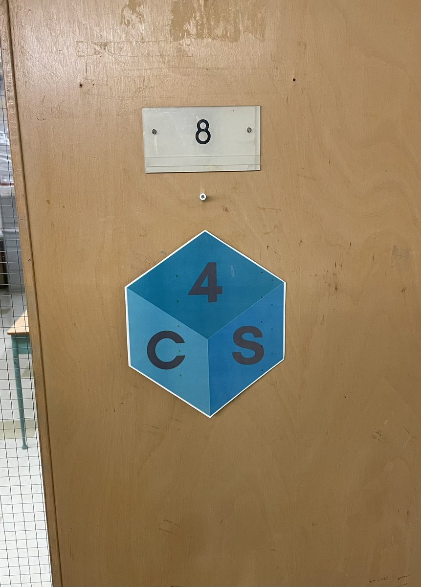 MrGambleC4S's tweet photo. This door will be open in September for the first time in 3 years! Welcome to our new @c4sHWDSB grade 7 cohort starting on Monday! 😀📱💻 https://t.co/7XcOpwfTE5