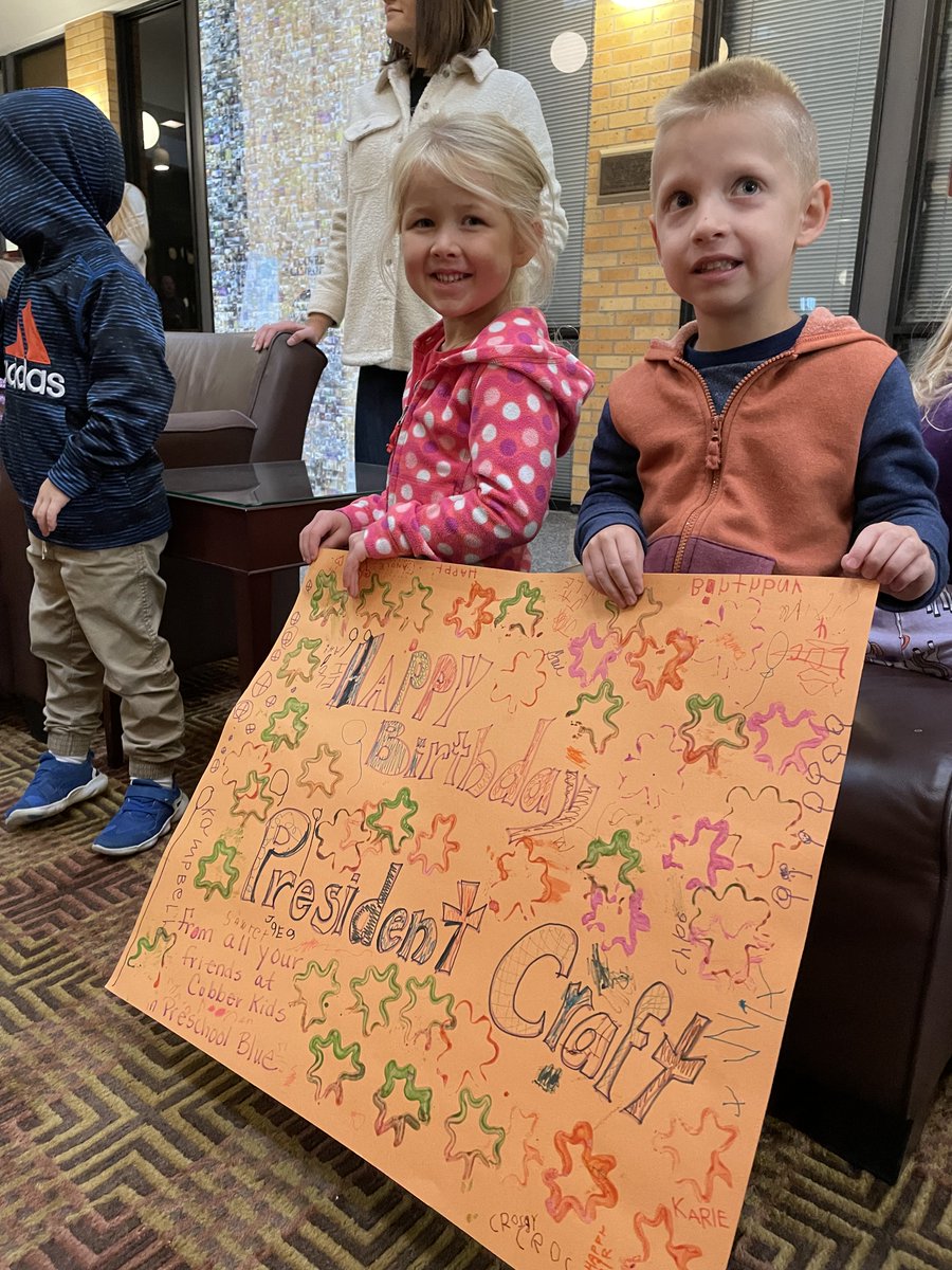 Happy Birthday, President Craft! We hope you have an awesome day!🎈