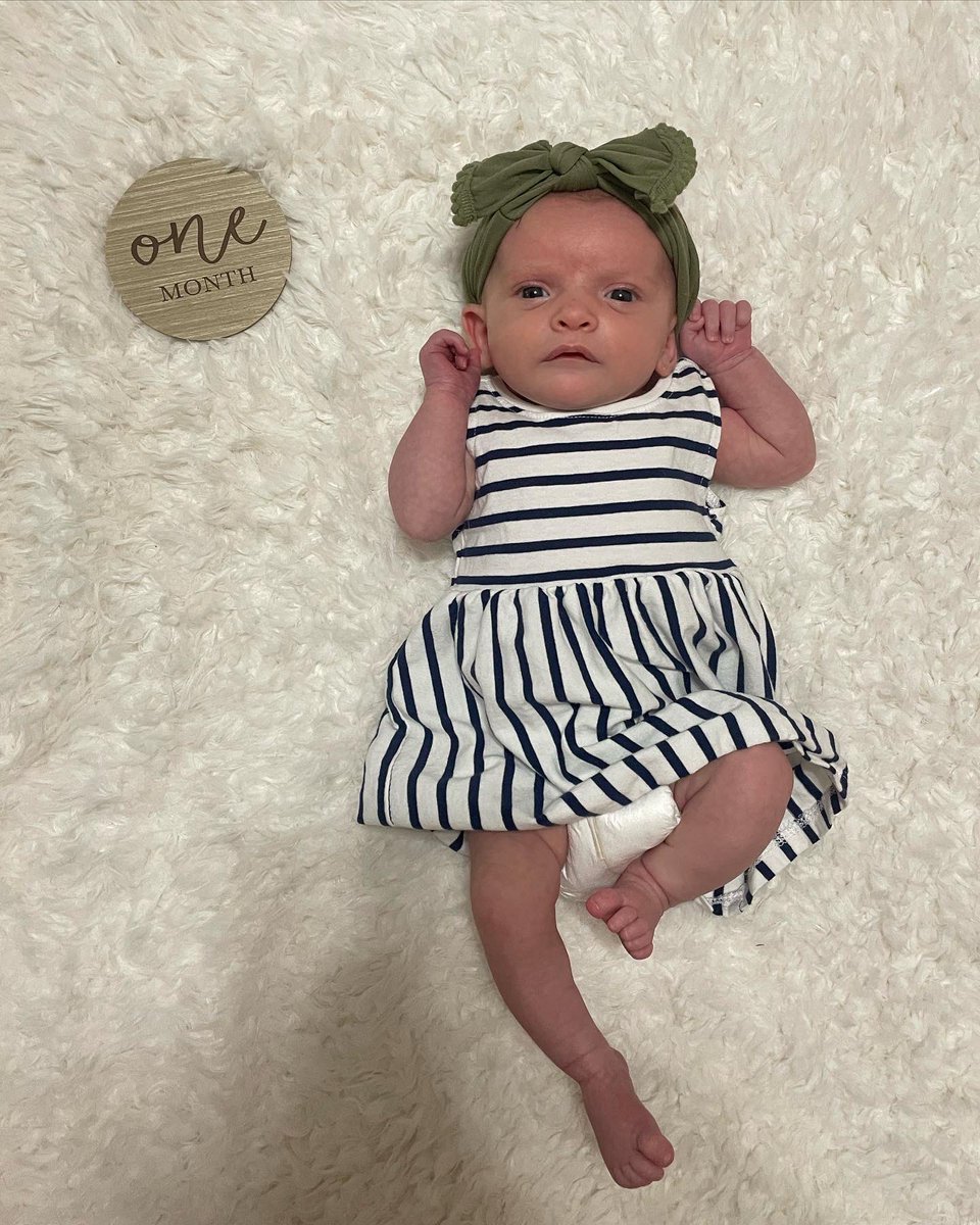 ashleygrace224's tweet photo. How is my baby already a month old 🥺 https://t.co/nnM8oWL2JC