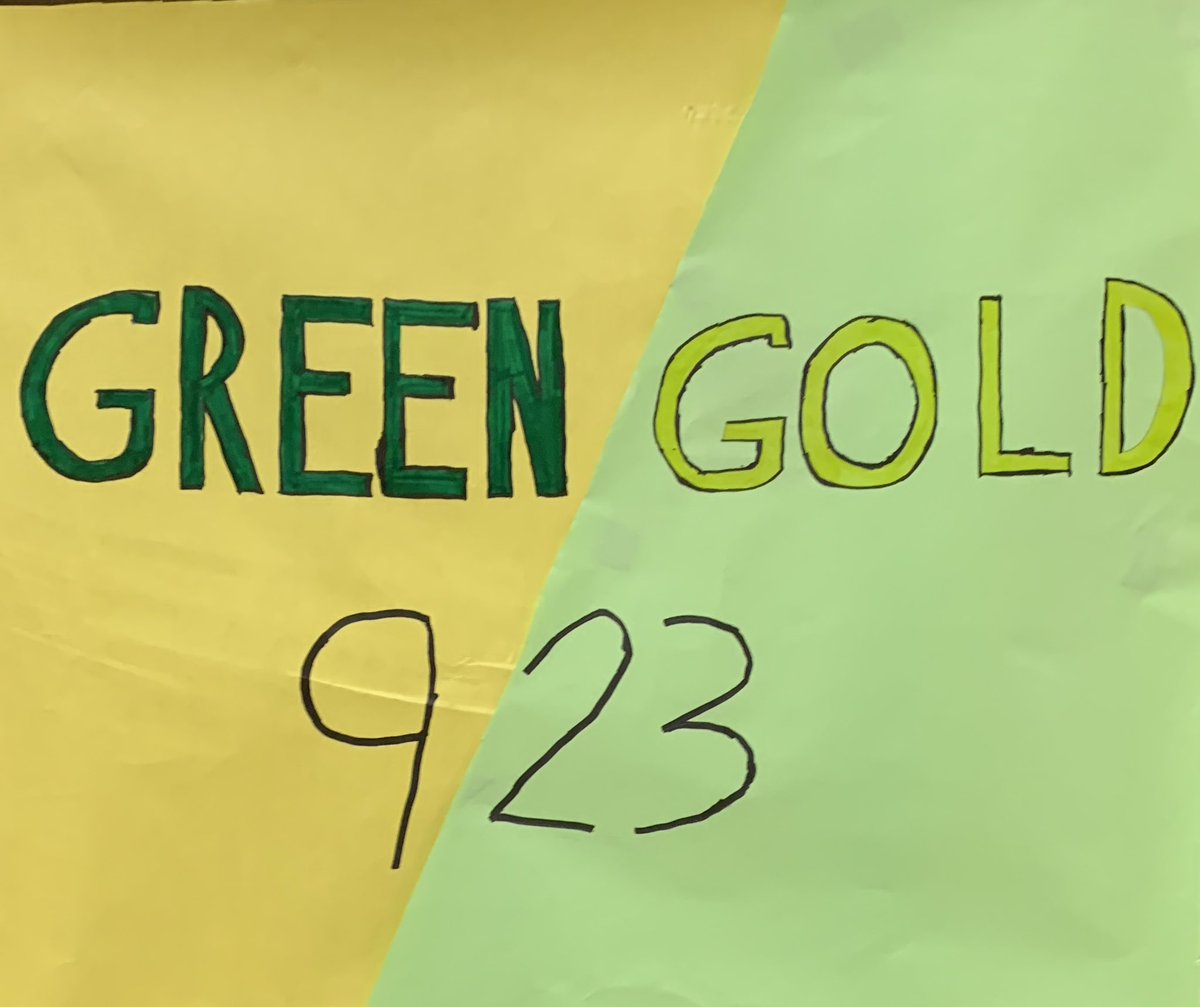 Wear green and gold to showcase our EAGLE pride! See you at the game! 💚💛🦅