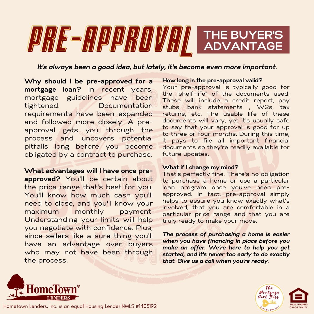 The process of purchasing a home is easier when you have financing in place before you make an offer. We're here to help you get started, and it's never too early to do exactly that. Give us a call when you're ready.

#aimforhomeownership #howhometownloves