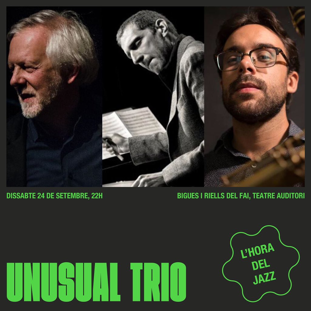 amjmcat's tweet photo. ATENCIÓ que aquest cap de setmana tenim 4 CONCERTS a sales de…
✨✨ St. Vicenç dels Horts, Vilafranca del Penedès, Bigues i Riells del Fai i Girona ✨✨
https://t.co/QMYQTJjDUM
#Horadeljazz #Senteljazz #Amjm https://t.co/ZzYI0qg1ss