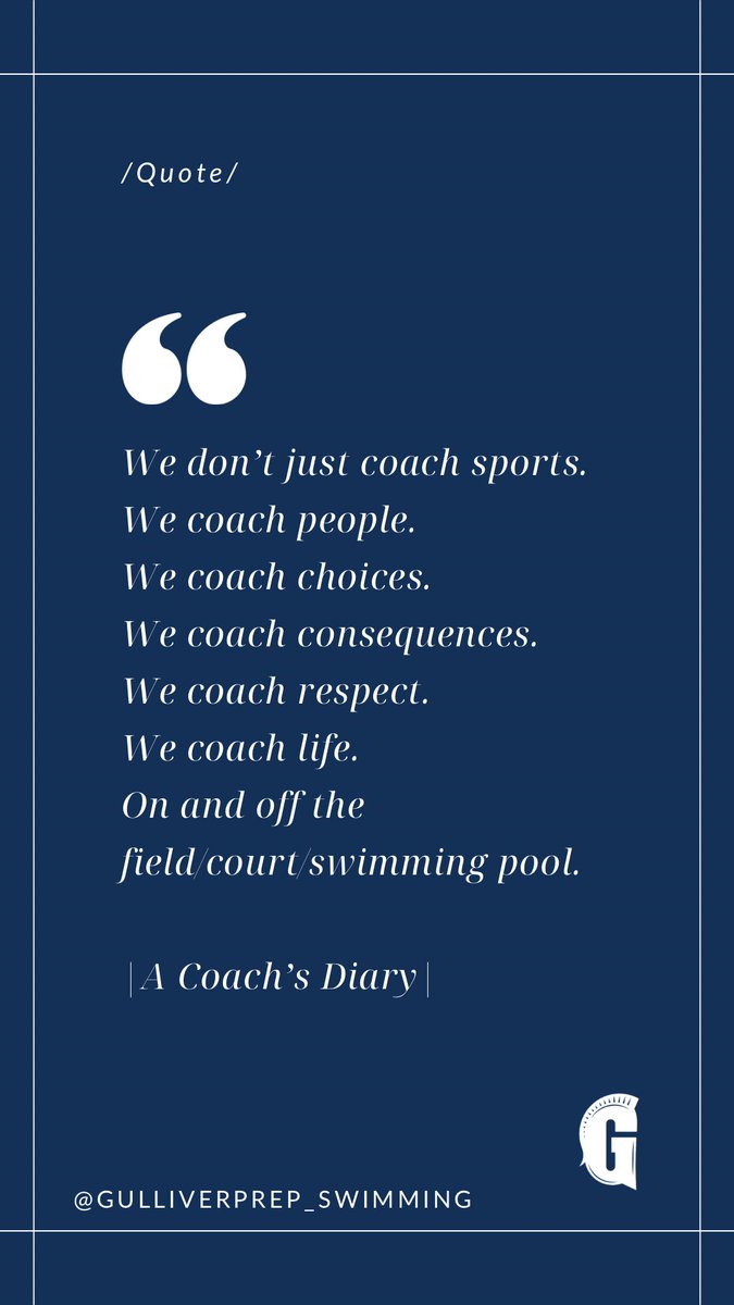 #quoteoftheday #gulliverprep #varsity #unparalleled
