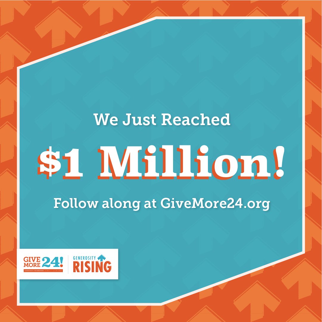 And... we've surpassed $1 million in donations! Every year, when we hit this milestone, it truly makes us feel so thankful to be part of such a giving and supportive community. THANK YOU! Keep spreading the word: buff.ly/2OGUccu #GiveMore24 #CFSWW #swwashington #donate