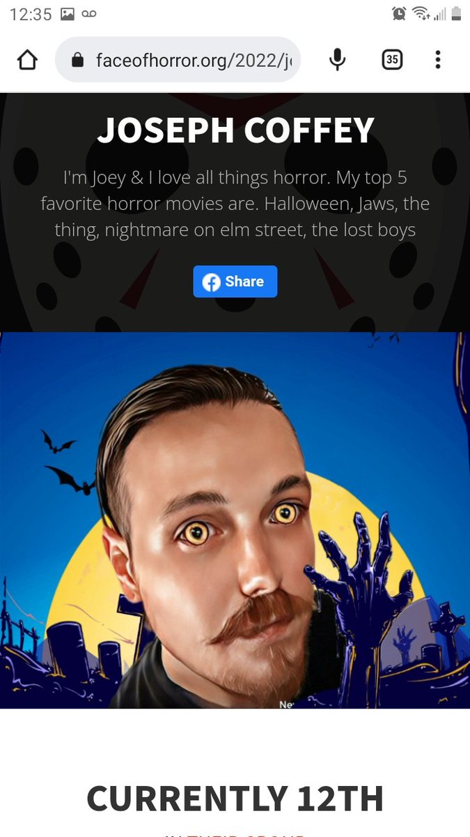 Jay014k's tweet photo. https://t.co/NjcTATHnfD  I made it past the first round but need some more votes so the first 10 people who vote for me will receive special horror merch! https://t.co/RbomLDnPvA