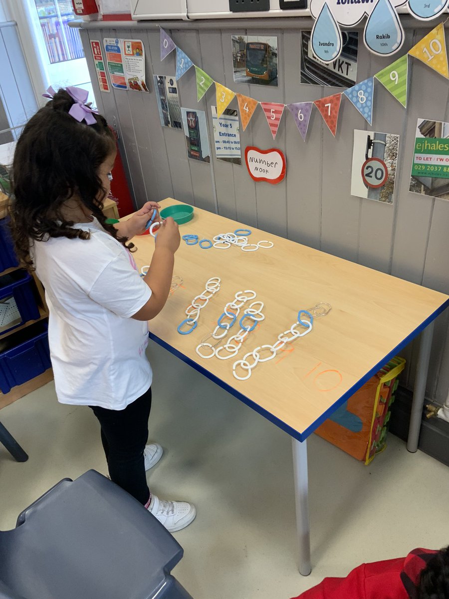 nppschool's tweet photo. RA using loose parts for counting, comparing and sorting. Da iawn Pawb. #nppschnumeracy #Maths_Tree https://t.co/PKNsJOGeol