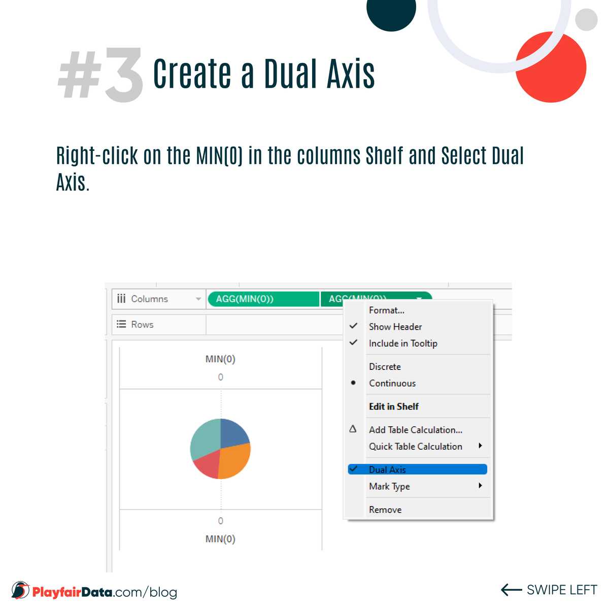 thedataveteran's tweet photo. Good morning #datafam! Maggy and I have another great #WeeklyTableauTip for you.
This weeks tip is how to create a Donut Chart. This tactic can spice up the dreaded pie chart. Allowing your users to see a sum of the KPI in the center of the donut. https://t.co/eohl55kj9W