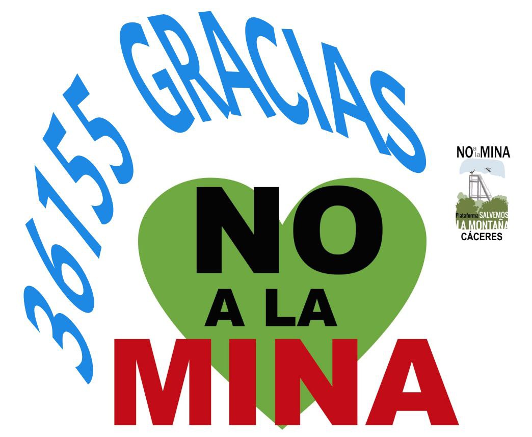 <a href="/salvemosMontana/">Salvemos La Montaña</a> <a href="/EFEnoticias/">EFE Noticias</a> <a href="/EFEnoticias_ES/">EFEnoticias España</a> 
Creo que más de 36.000 alegaciones en una ciudad como Cáceres requieren repercusión mediática