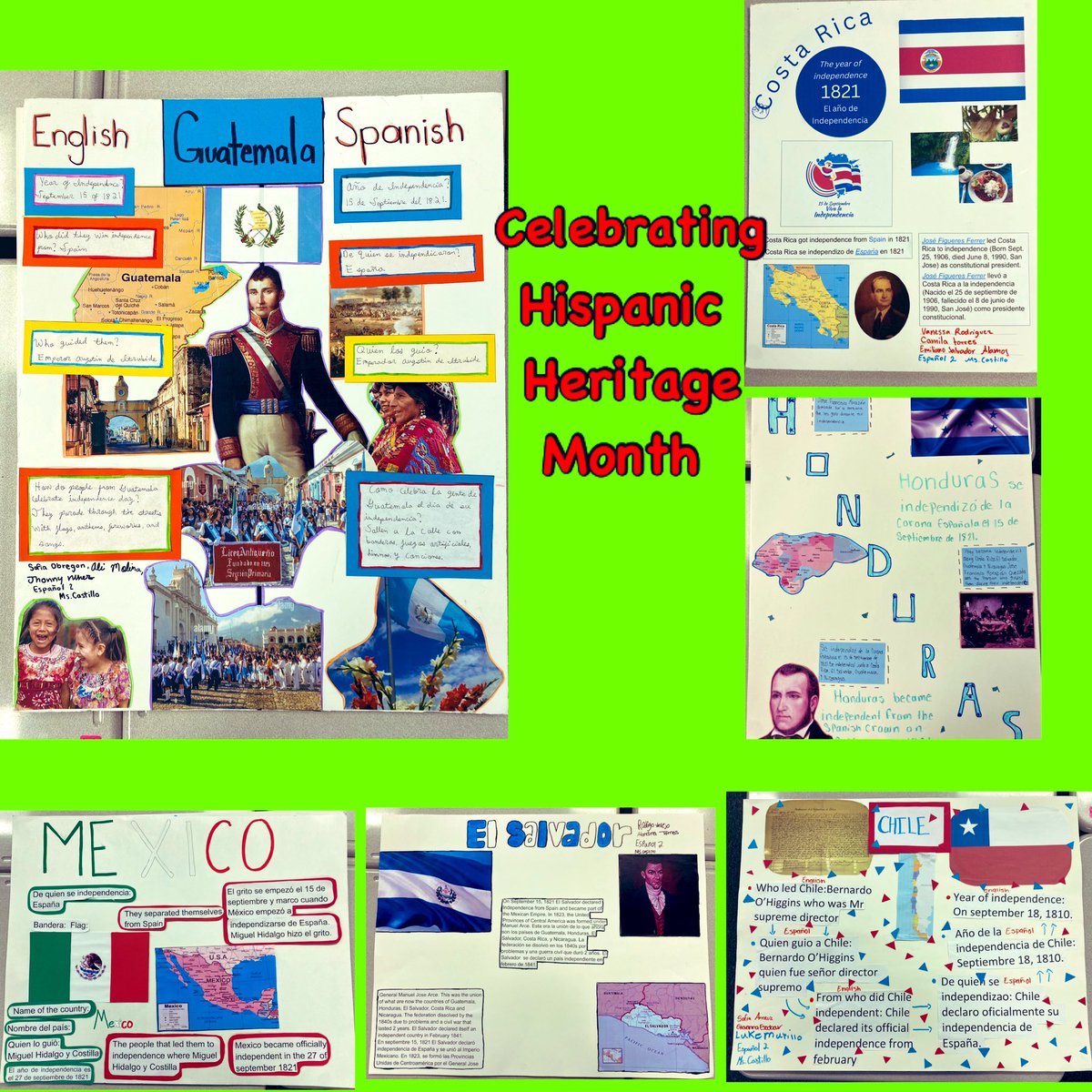 Feliz Día de la Independencia!! Spanish 2 Speakers have been WICOR-ing without knowing! Wrote to demonstrate understanding, Inquired to analyze ideas, Collaborated to share responsibility, Organized to manage their time, Read to gain understanding <a href="/AVID_Woodcreek/">Woodcreek AVID</a> <a href="/HumbleISD_WMS/">Woodcreek Middle</a>