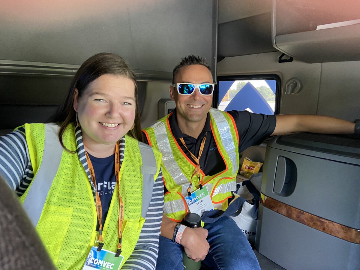 OEMOffHighway's tweet photo. Just got to ride in the @ClearFlameEng #ethanolpowered truck during the @AllisonTrans #rideanddrive event. Awesome ride! @SAEIntl @JBlumreiter @kendra_fee #COMVEC22 https://t.co/sdL3AY8U5t