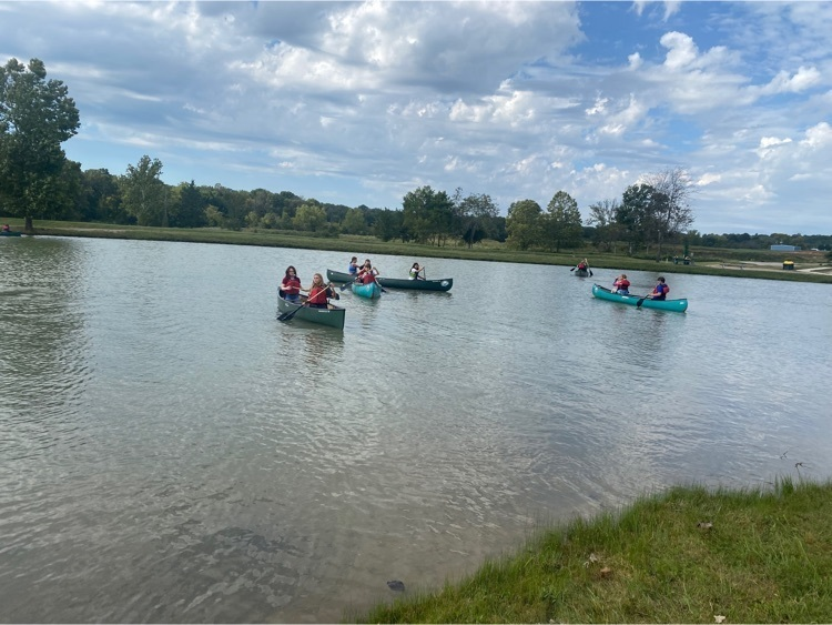 Coach Penka’s Outdoor Adventure class practiced yesterday and went to McCabe park to canoe today. Thanks to the City and Game &amp; Fish for your help!
