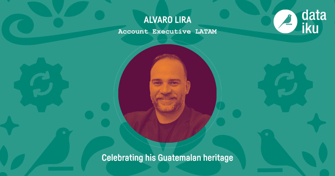 dataiku's tweet photo. ✨ This #HispanicHeritageMonth, we are shining a spotlight on members of the Latine/Hispanic communities at Dataiku. First up, Alvaro Lira: “I celebrate my Latino heritage by hanging out with my Latin American team: eating good food & appreciating our diversity! 🎉 #DataikuLife https://t.co/L04zCs31js