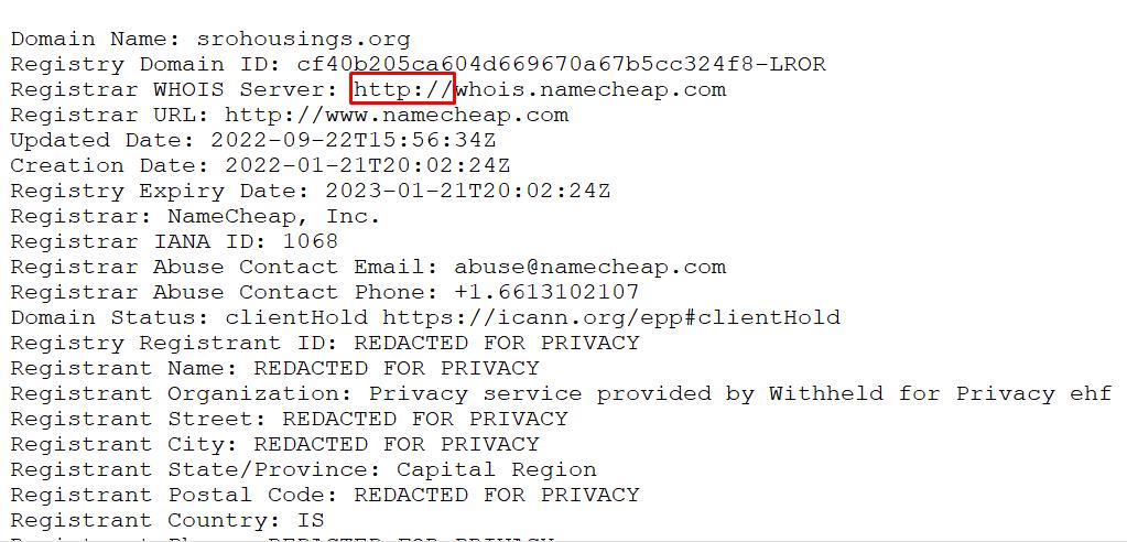 aa419's tweet photo. Do we still need @ICANN, Registrars and Registries if standards adherence is now voluntary?

This is when http, implying port 80, becomes a substitute for port 43. This is when a WHOIS server that hasn't been working for months is rather parked and for sale.

RIP WHOIS temp spec https://t.co/lArYwobeMo