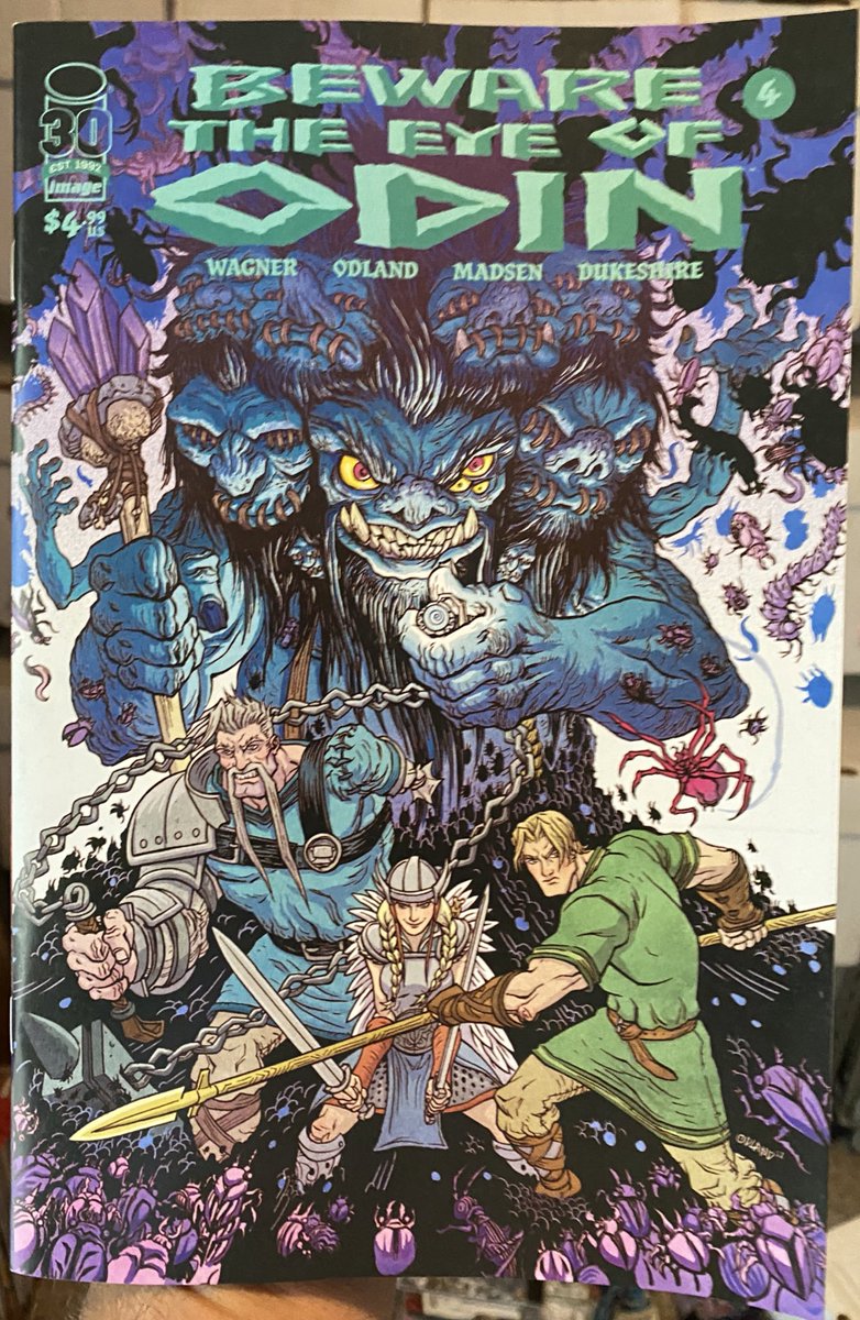 #Comics

Beware The Eye Of Odin #4 from <a href="/ImageComics/">Image Comics</a> by <a href="/Doug_Wagner/">Doug_Wagner</a> <a href="/TheOdland/">Tim Odland</a> <a href="/eDukeDW/">Ed Dukeshire</a> &amp; Michelle Madsen. 

The final issue of one of the most enjoyable minis I’ve read all year!

If you missed out be sure to order the trade out on December 14th.