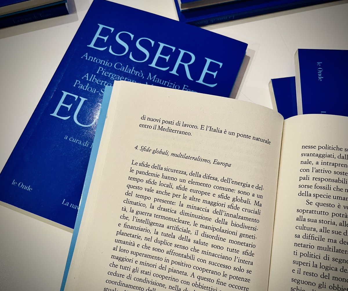 moltrasio56's tweet photo. #EssereEuropa un libro che consiglio di leggere… prima di domenica però!

#Europa #ElezioniPolitiche2022 https://t.co/ZHzsybh4Vm
