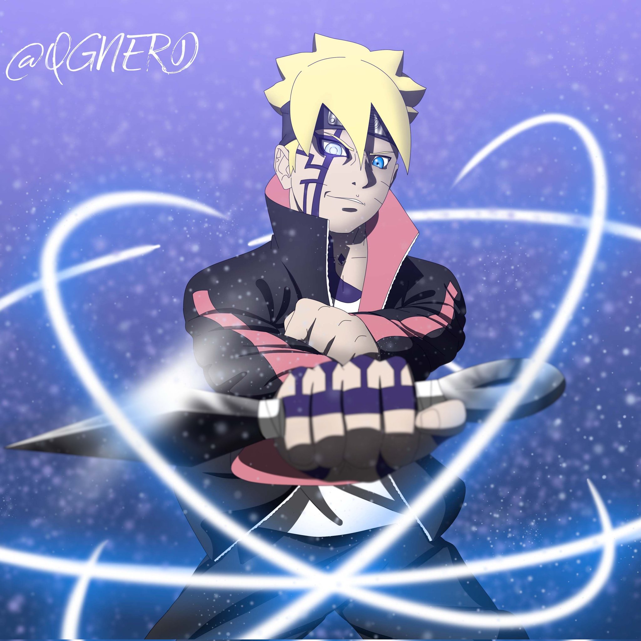 Canal QG Nerd🇧🇷🇻🇦 على X: Boruto Karma v2 #borutofanart