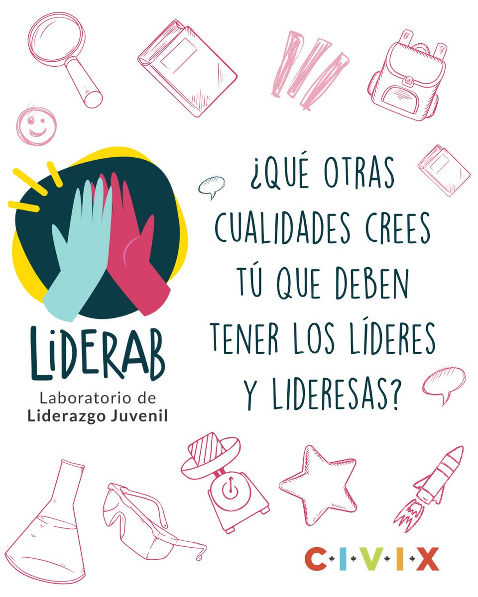 Civix_Colombia's tweet photo. En #Liderab hablamos sobre las cualidades de un o una líder y nuestros/as estudiantes nos dijeron que deben tener confianza, visión, capacidad de escucha, fortaleza empatía, conocimientos y muchas otras cualidades más.💡
¿Qué más crees que necesita un/a líder? https://t.co/aNV22f9uBr