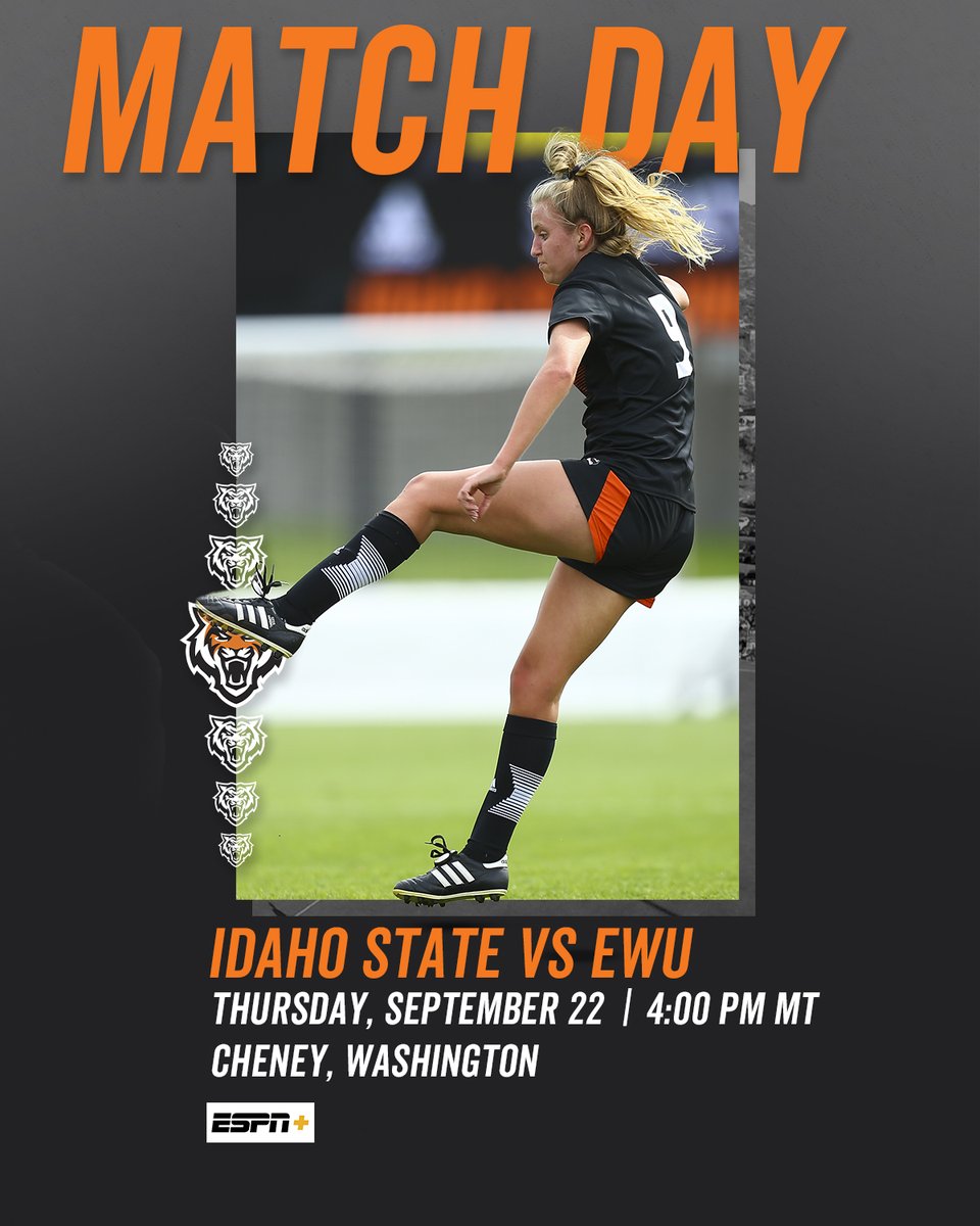 IdahoStateSoccr's tweet photo. Slight Change of Plans but we are ready to open Big Sky Play! It's Matchday!
๐Eastern Washington
๐Cheney, WA
โ 4:00 PM MT
๐บ https://t.co/wr3wDTtuhb
๐ https://t.co/Il1BU85ZoH
#RoarTogether // #ISUSOC https://t.co/qrqrtHCq1W