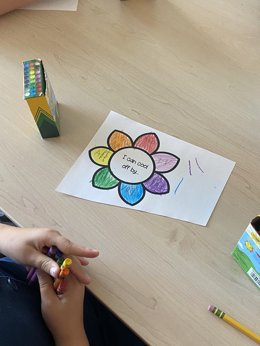 raynie_mclaurin's tweet photo. Working with second graders this week on identifying our emotions. We also brainstormed strategies to help us get to the green zone! #allthefeels #zonesofregulation #careclass #schoolcounselor #CSESpower @springs_cypress https://t.co/6s5V74uq3C