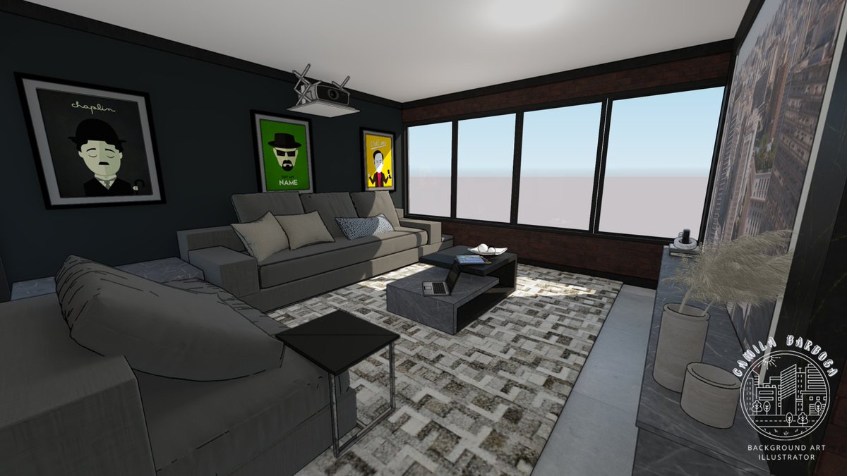 Mialee_art's tweet photo. home movie theater? here it is!

#backgroundart #background #illustrationart #3dmodeling https://t.co/puekTU1jfO