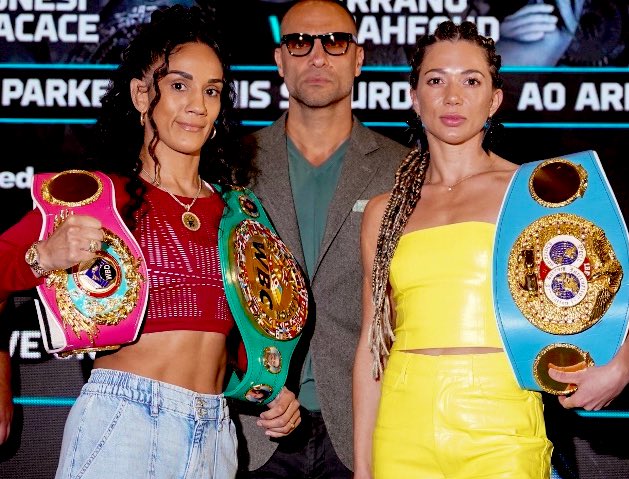 This Saturday I get the opportunity to add the IBF & Ring Titles to my Collection. I have a Ton of Respect for the Champ Sarah Mahfoud but truth be told I will NOT be DENIED! The WBC/WBO/IBF/IBO/RING Titles will all be on the Line 🙌😉 *DON’T MISS IT!*