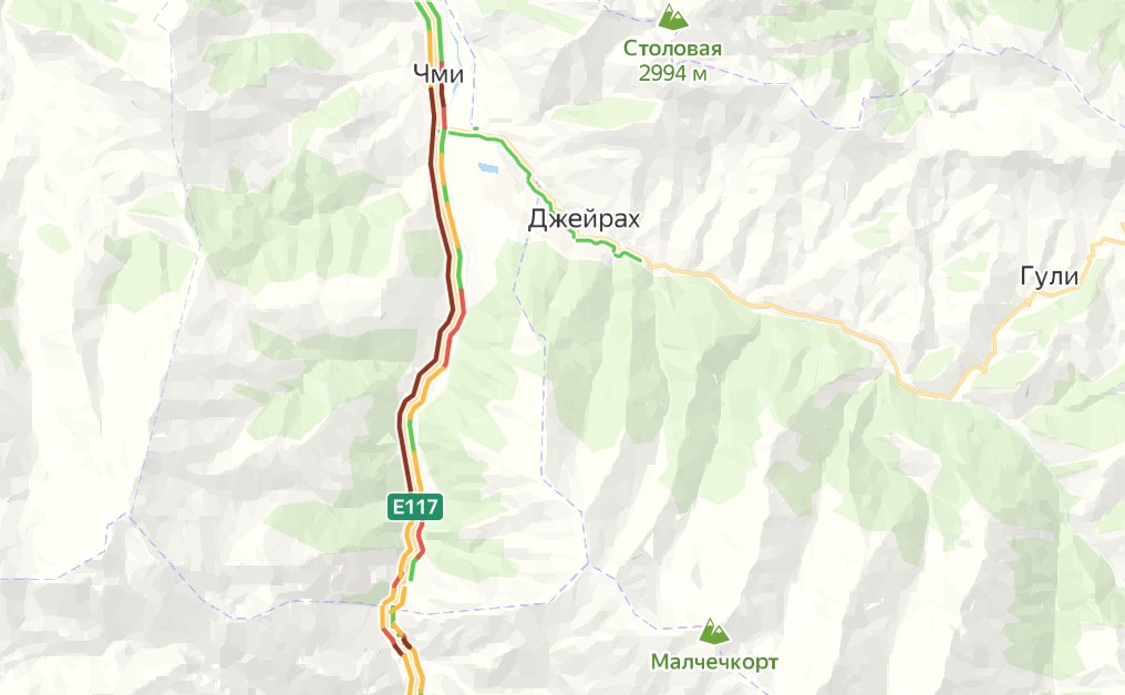 mashant's tweet photo. This 10-kilometer-long traffic jam (I measured it in Yandex Maps) in the middle of nowhere is the line of cars at the Russian-Georgian border. Men trying to get out of Russia to avoid fighting in Ukraine. https://t.co/84RrI7gv7o