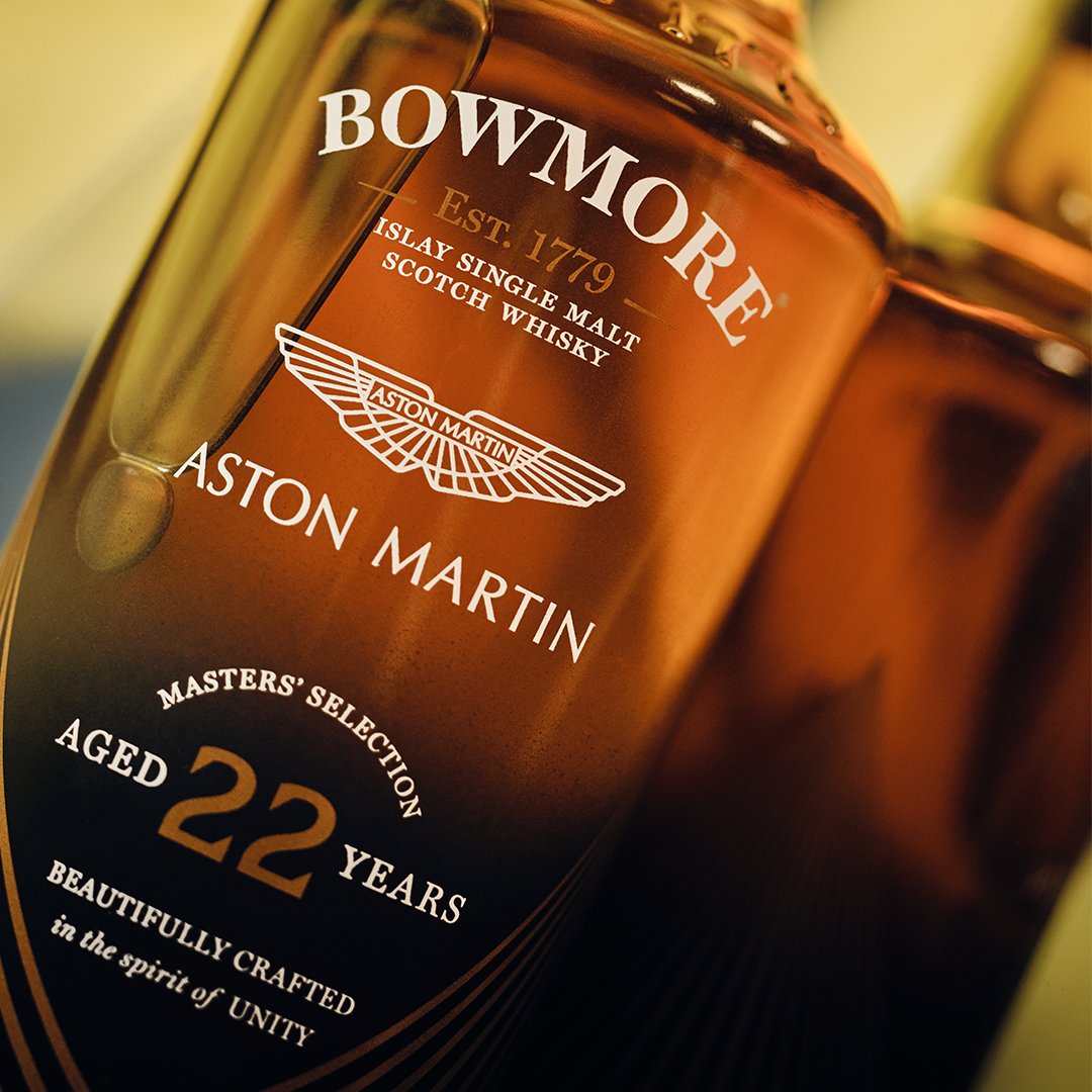 astonmartin's tweet photo. The power of synchronicity.
Discover how two worlds merge seamlessly to create a unified taste experience.
Introducing the Masters' Selection, 22-year-old whisky by Aston Martin and @bowmore.
#AstonMartin #MastersSelection22 #Bowmore https://t.co/VGW4xRuV6z