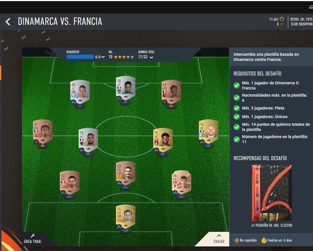 ClubSkorpion's tweet photo. !SOLUCIÓN MARQUESINAS #4!
Les traigo el último partido de Dinamarca vs Francia, nuevamente si los jugadores están caros copien solamente los links...
Estamos en vivo por si quieren pasar a saludar <3 

https://t.co/qmimsO0G8B 

#SBC #marquesinasfifa23 #webappfifa23 #denvsfren https://t.co/FeRf6kcZvt